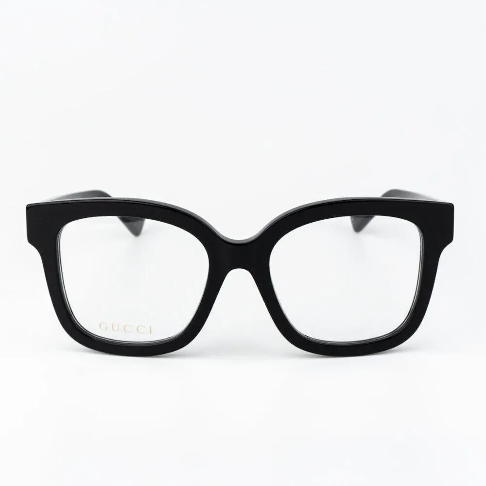 Gucci Women Eyeglasses Black Square GG1258O 004 BRAND NEW